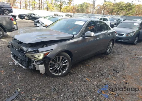 2019 Infiniti Q50 3.0T Luxe from USA, damaged, VIN JN1EV7AP3KM519506